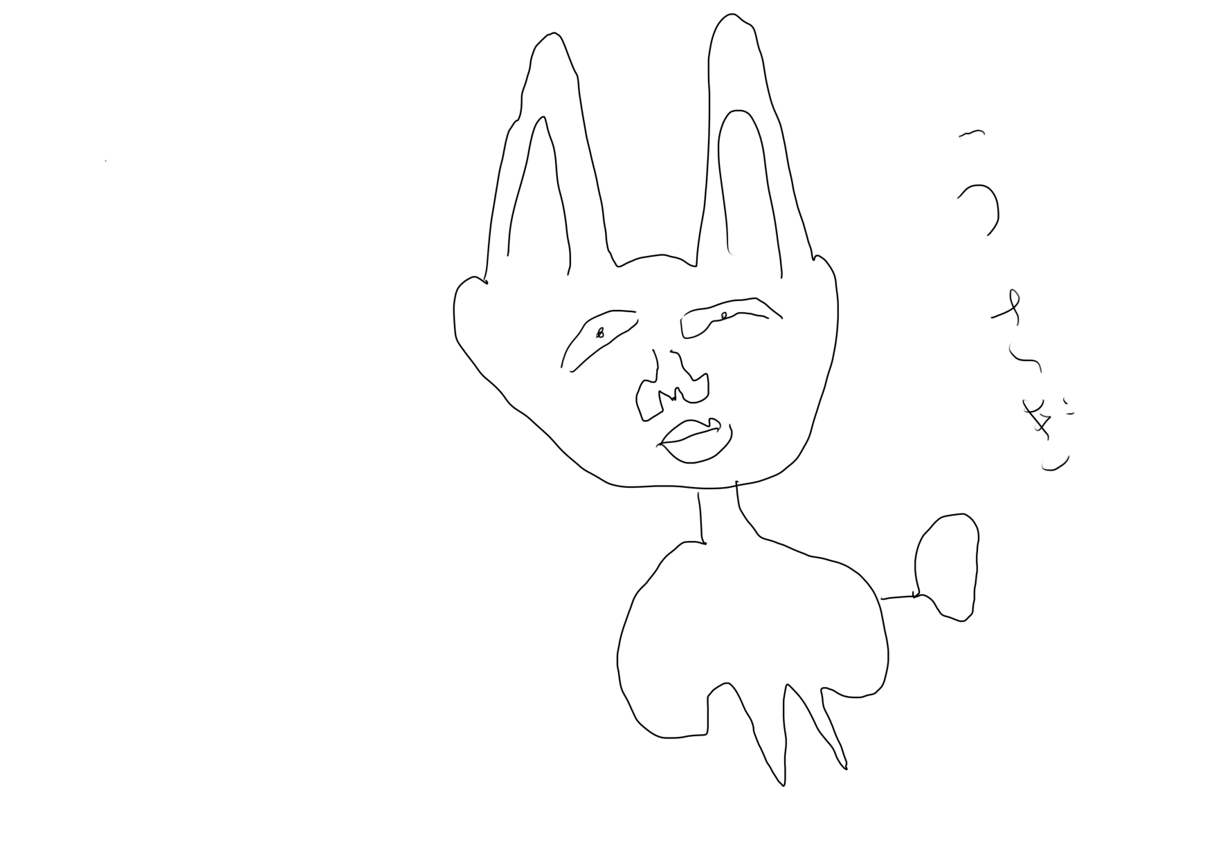 ゆるいアルパカのイラスト